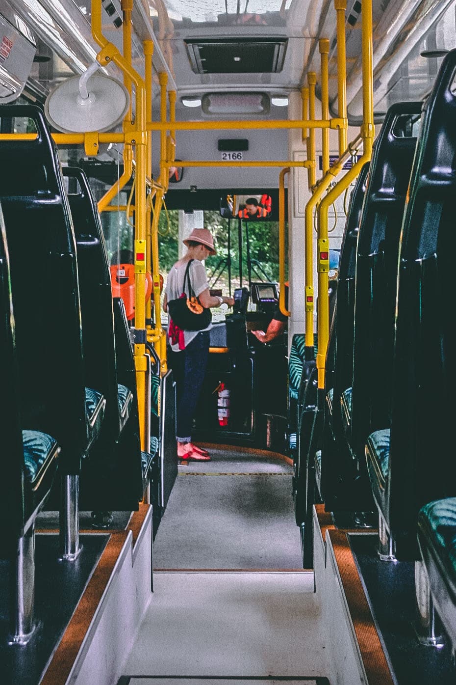 Bus interior