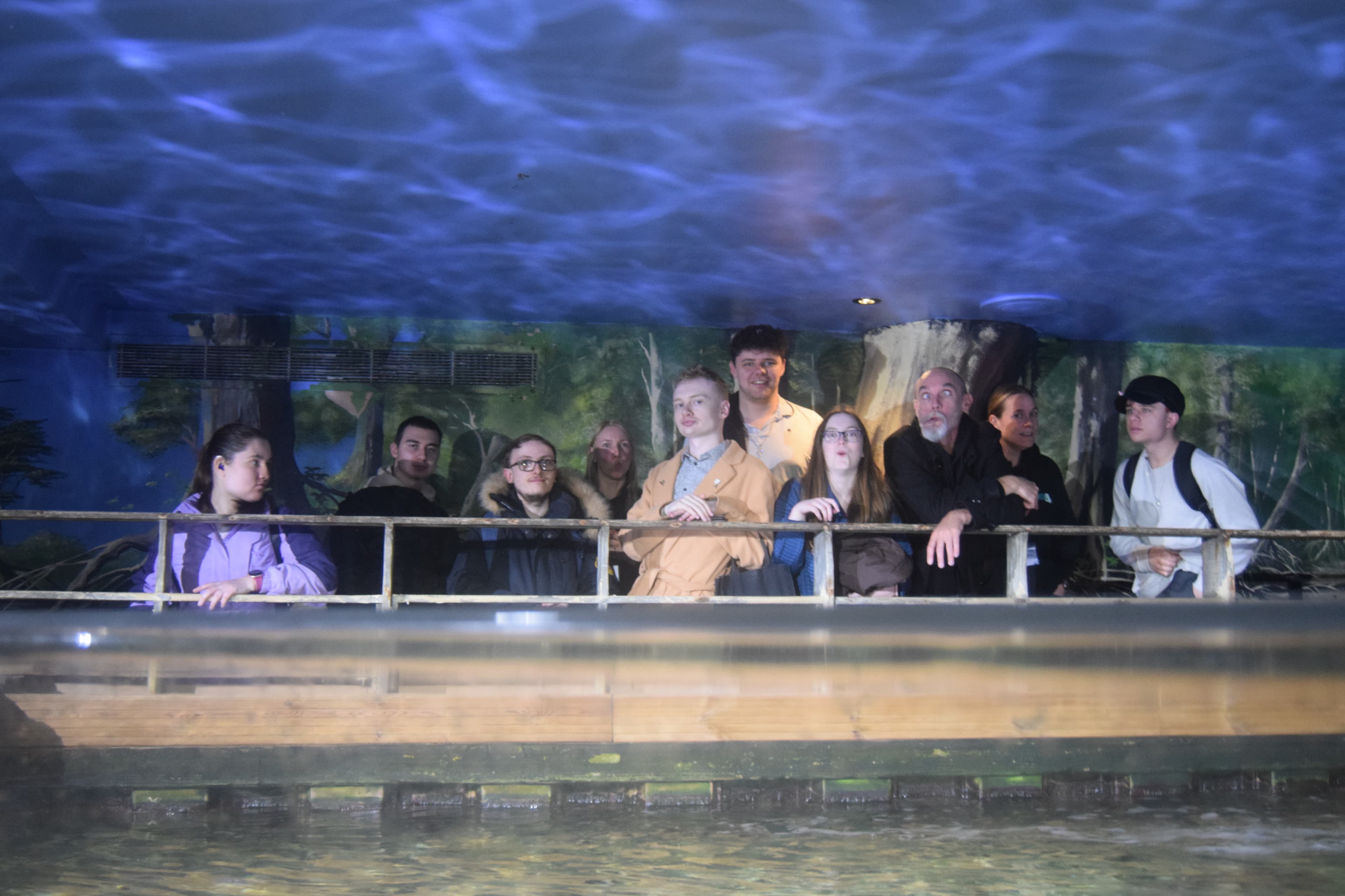 The splash caused when a drop falls into a larger body of water